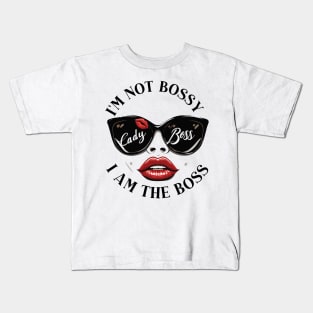 im not bossy i am the boss Kids T-Shirt